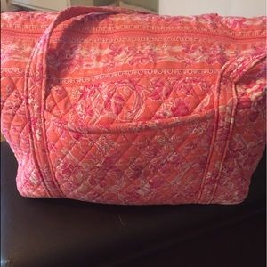 Vera Bradley Hope Toile Retired overnight bag